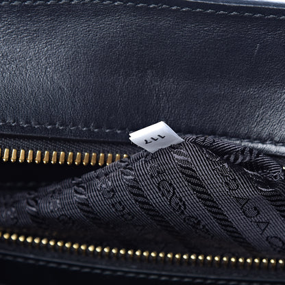 Prada Saffiano City Calf Medium Esplanade Tote Mercurio Black 7 of 11