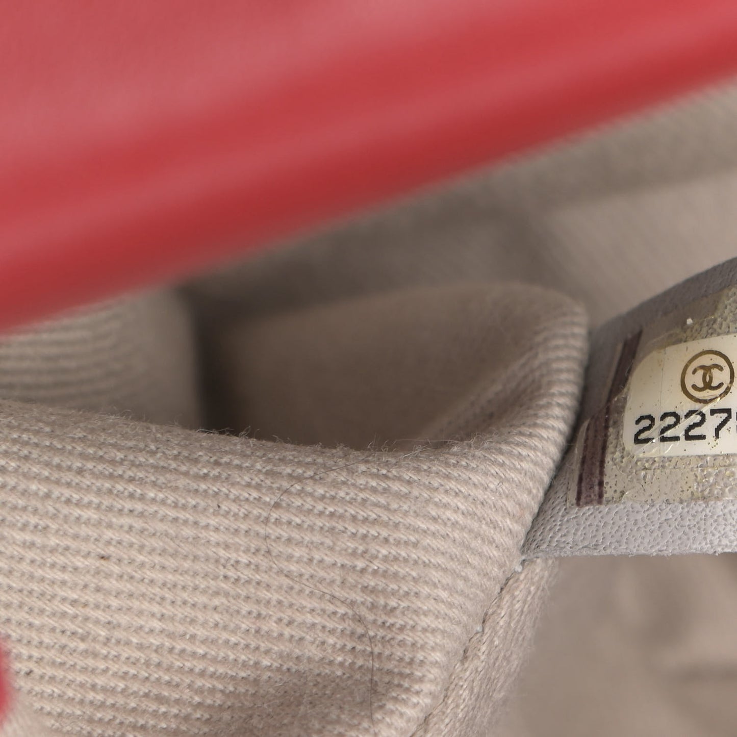 Tweed Lambskin Quilted Mini Flap Red Multicolor