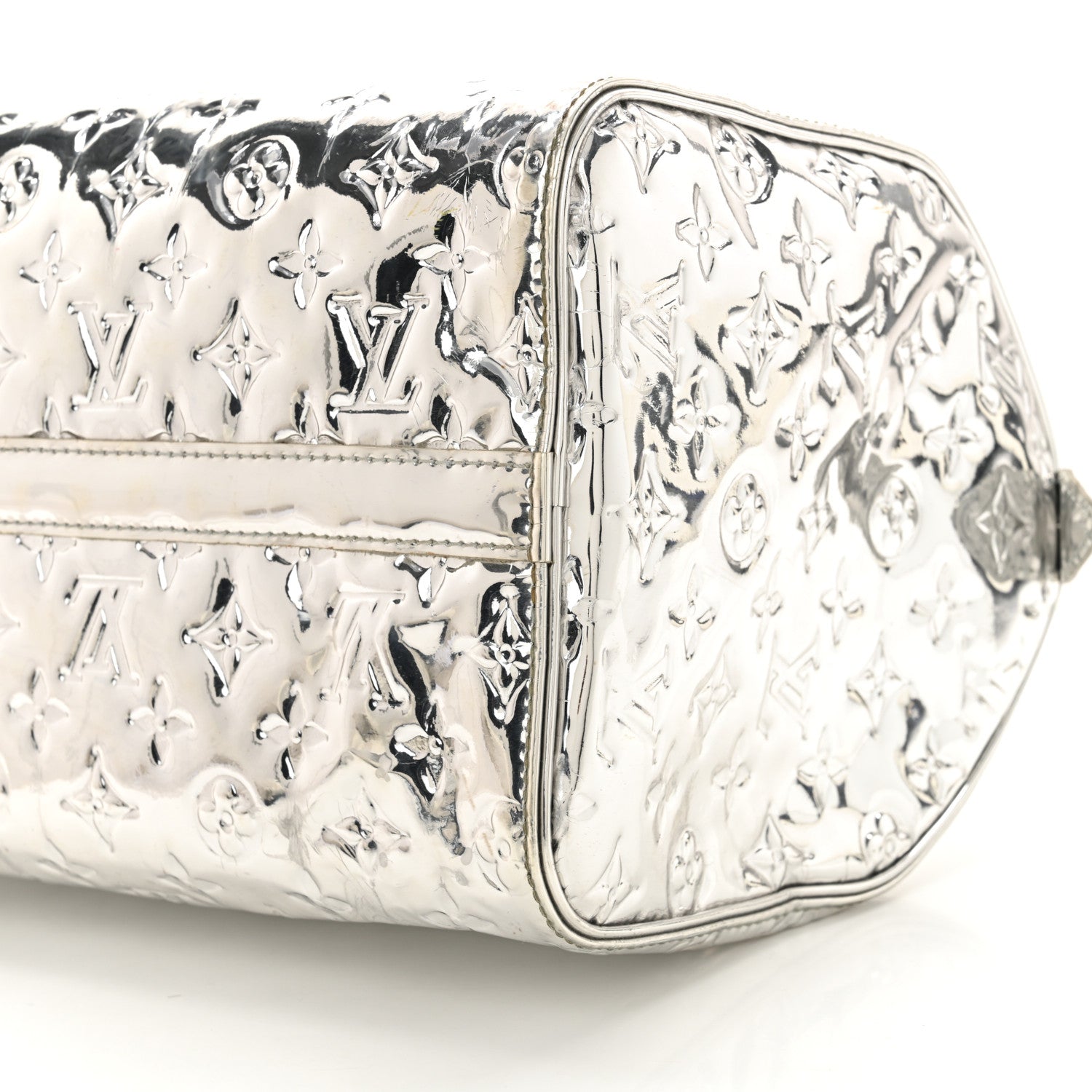 Louis Vuitton Monogram Miroir Speedy 30 Silver 10 of 14