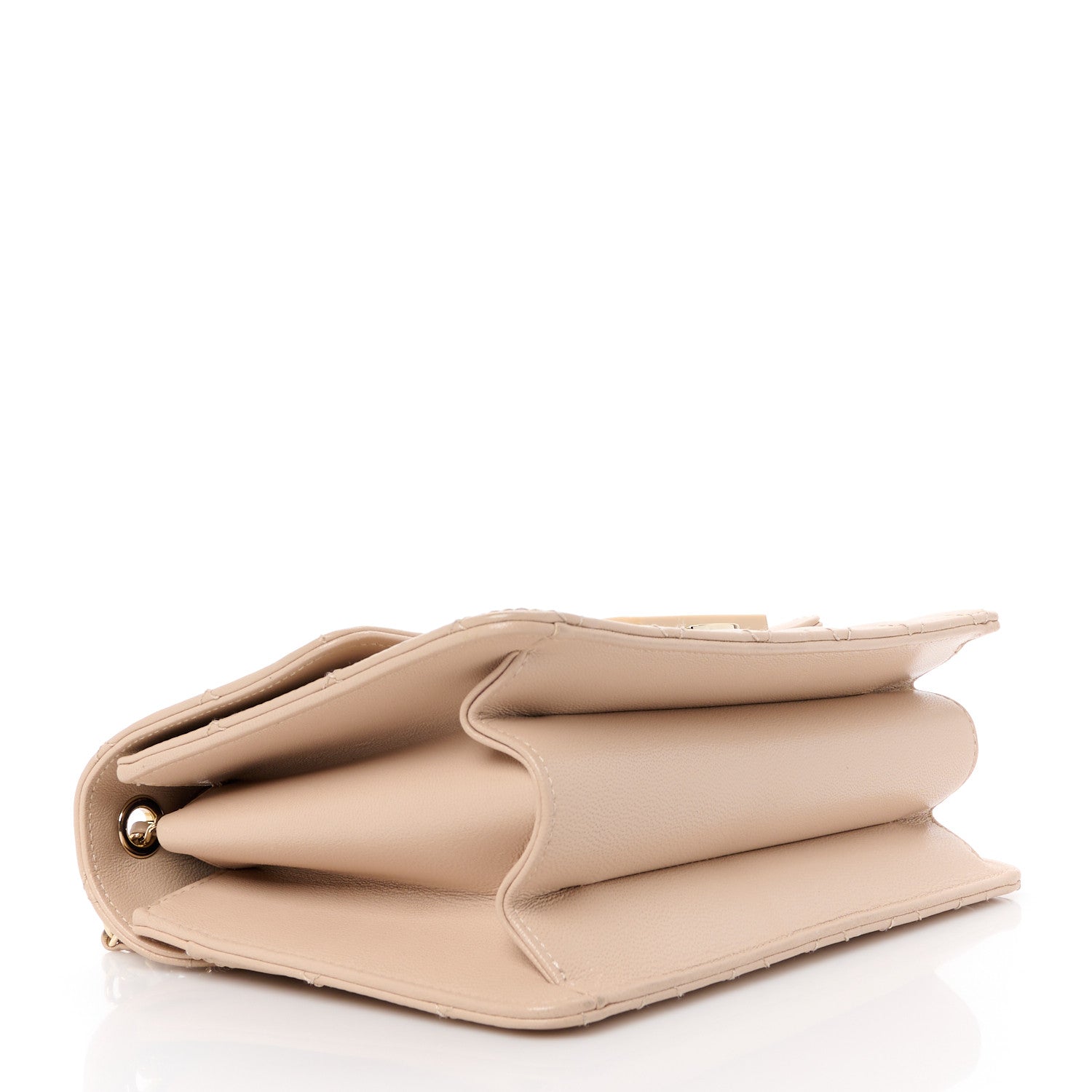 Chanel Sheepskin Quilted Beauty Lock Flap 4 of 10