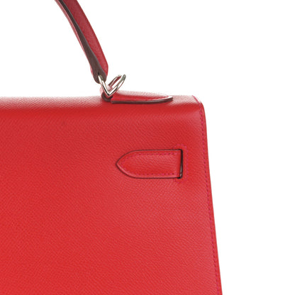 Hermes Epsom Kelly Sellier 32 Rouge Casaque 14 of 25