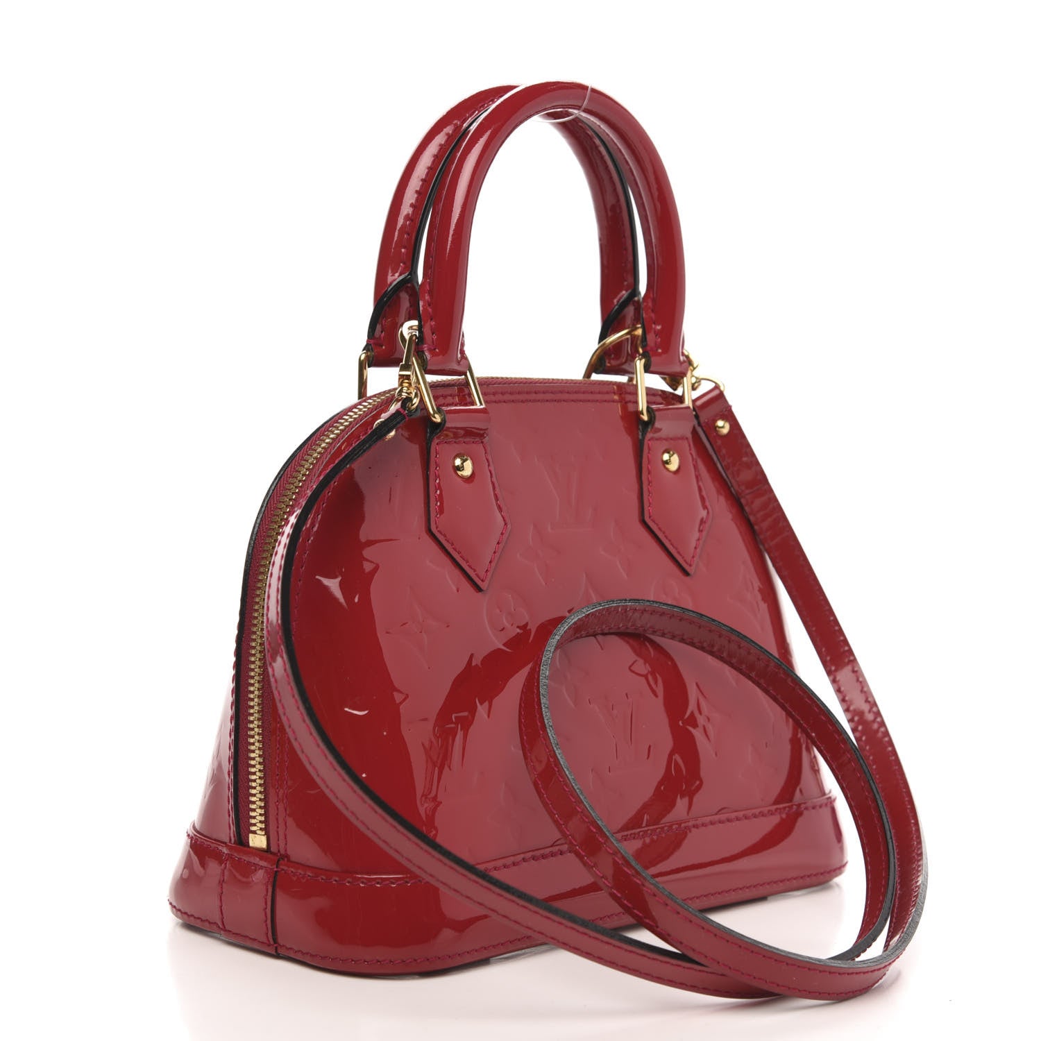 Louis Vuitton Vernis Alma BB Cherry 3 of 8