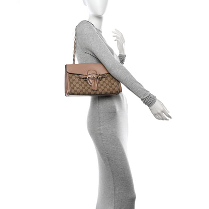 Gucci Monogram Medium Emily Chain Shoulder Bag Light Pink 3 of 17