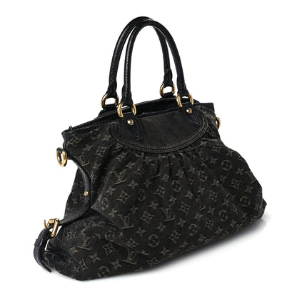 Louis Vuitton Denim Neo Cabby MM Black 2 of 8