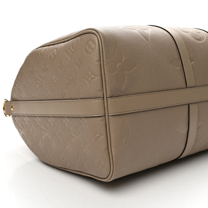 Louis Vuitton Empreinte Monogram Giant Keepall Bandouliere 45 Tourterelle 6 of 8