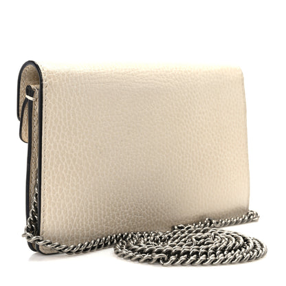 Gucci Dollar Calfskin Crystal Super Mini Dionysus Shoulder Bag Mystic White Black Diamond 3 of 9