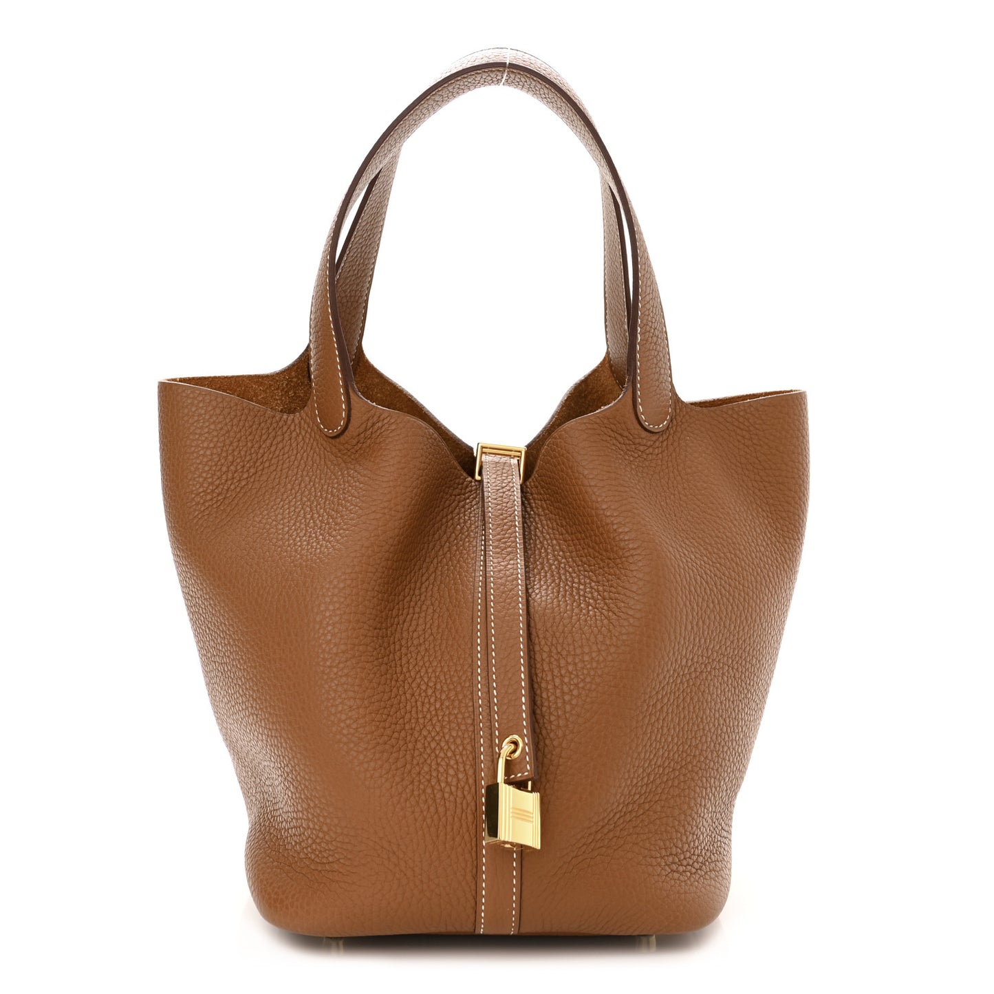 Taurillon Clemence Picotin Lock 22 MM Gold