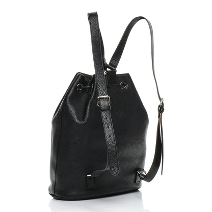 Gucci Pebbled Calfskin Small Soho Drawstring Backpack Black 3 of 6