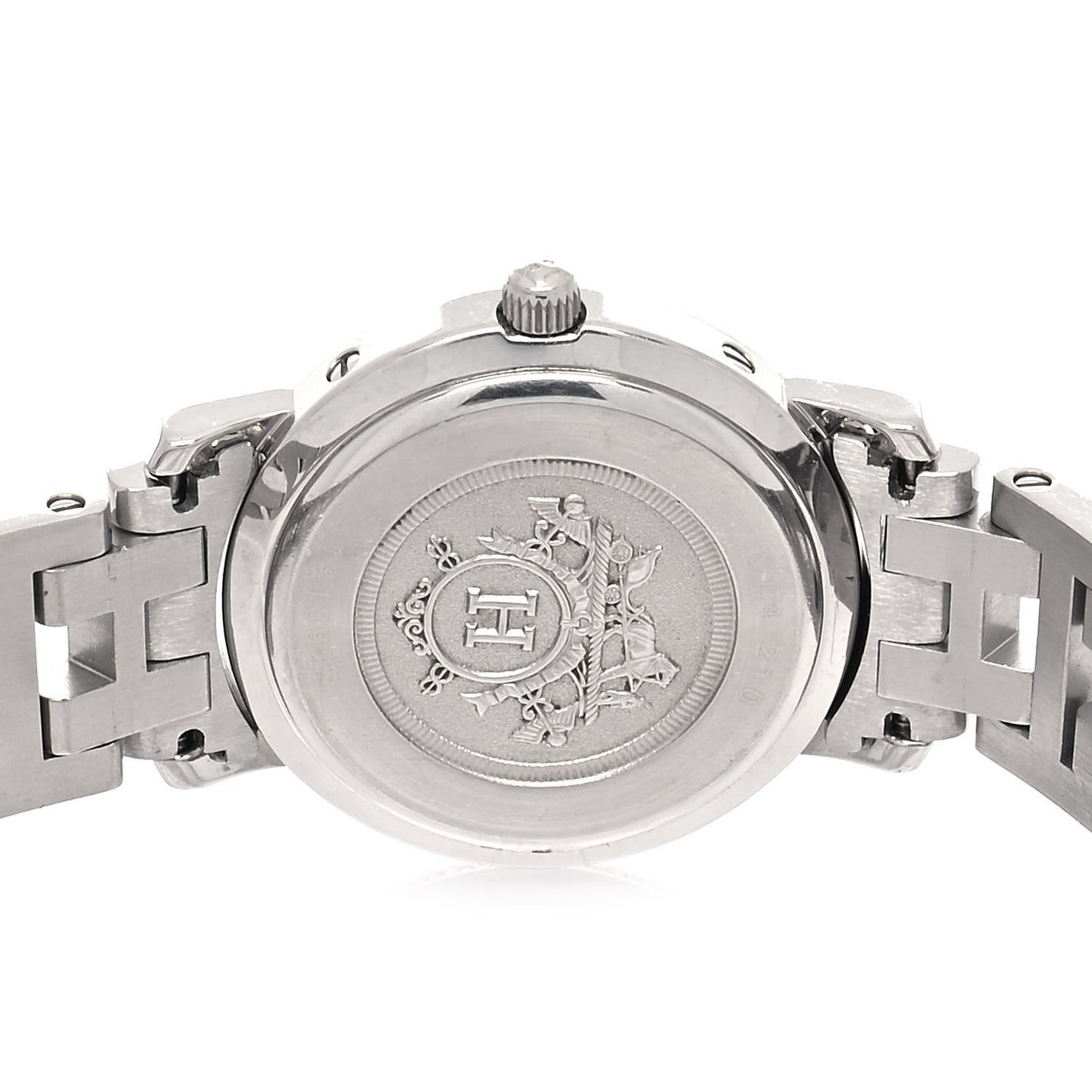 Stainless Steel 24mm Clipper Quartz Watch Black