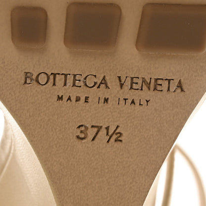 Bottega Veneta Lambskin Stretch Lounge Wedge Sandals 37.5 Cane Sugar 7 of 7