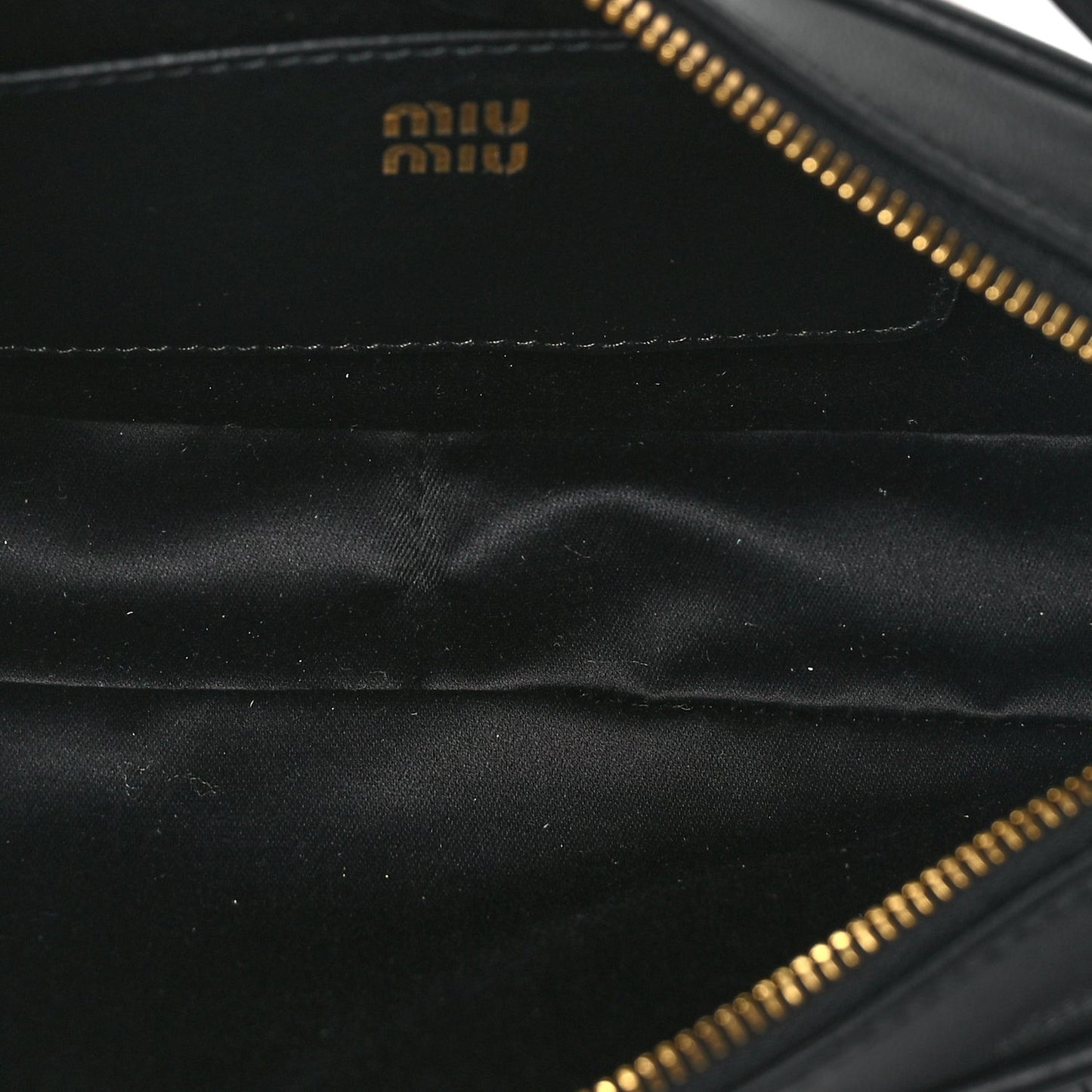 Nappa Matelasse Pouch Black