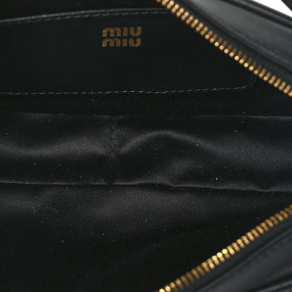 Miu Miu Nappa Matelasse Pouch Black 4 of 8