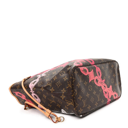 Louis Vuitton Monogram Bay Neverfull MM Rose Ballerine Poppy 5 of 7