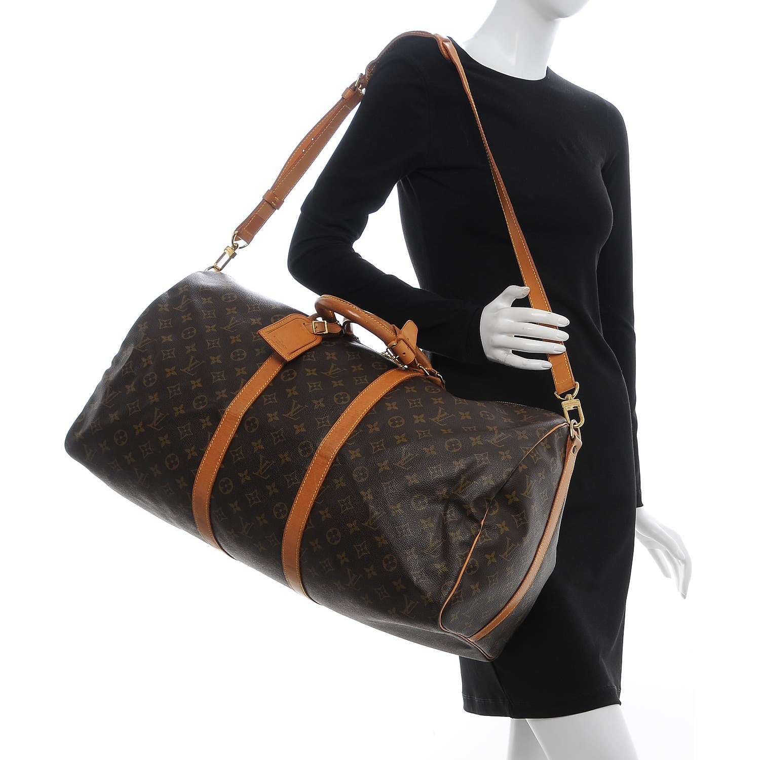 Louis Vuitton Monogram Keepall Bandouliere 55 2 of 31