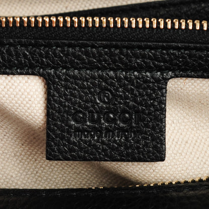 Gucci Calfskin Vintage Web Medium Boston Black 6 of 7