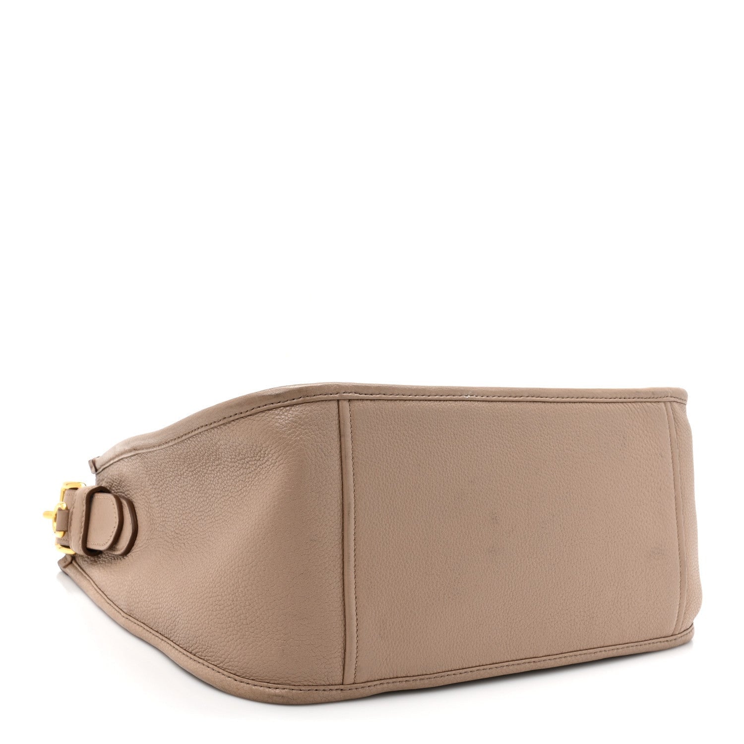 Prada Vitello Daino Soft Hobo Messenger Bag Argilla 4 of 7