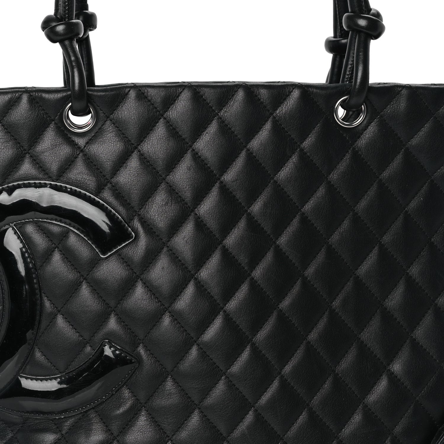 Chanel Calfskin Quilted Large Cambon Tote Black 7 of 7