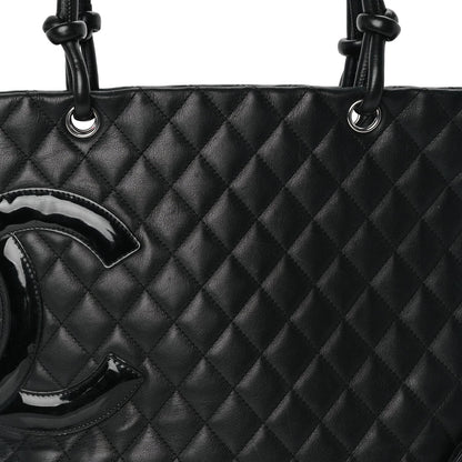 Chanel Calfskin Quilted Large Cambon Tote Black 7 of 7