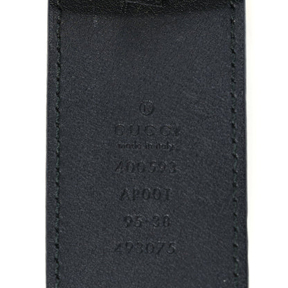 Gucci Calfskin Double G 40mm Belt 95 38  Black 5 of 5