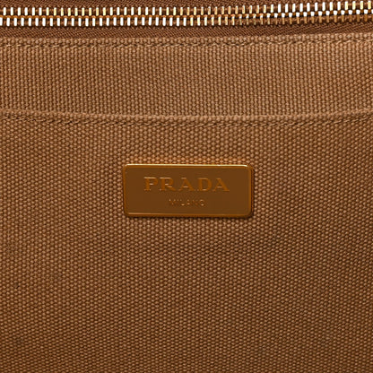 Prada Canapa Large Logo Tote Tabacco 5 of 10