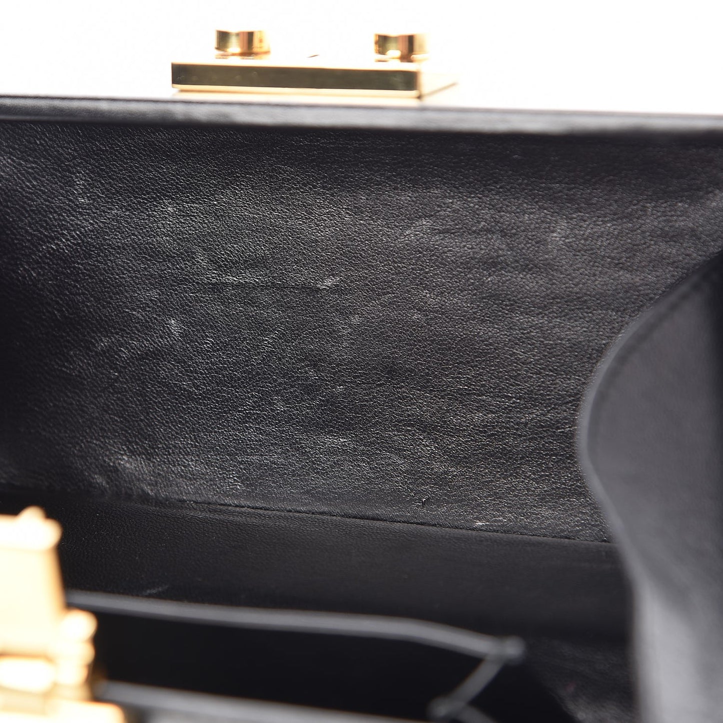 Calfskin Micro Mellettes Clutch Black