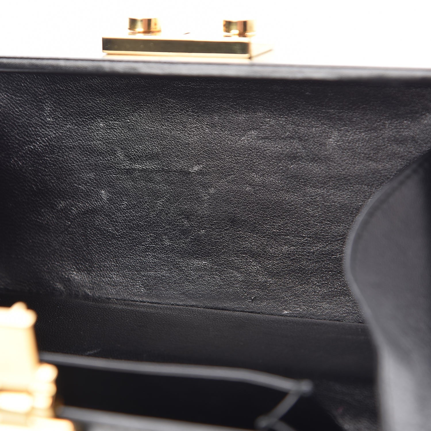 Saint Laurent Calfskin Micro Mellettes Clutch Black 12 of 12