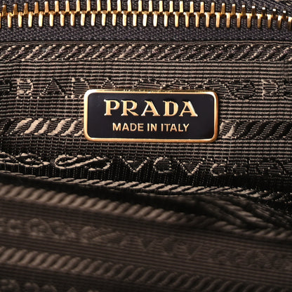 Prada Nubuck Triangle Medium Bonnie Shoulder Bag Cacao 5 of 8