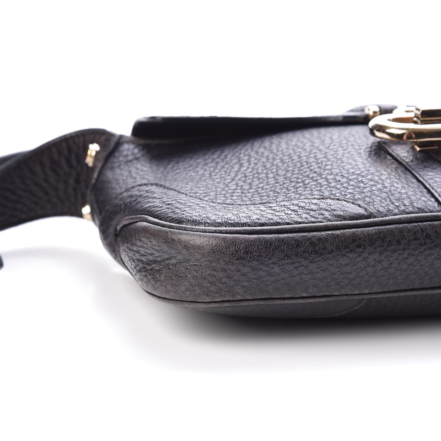 Gucci Calfskin Black Shoulder Bag Black 8 of 10