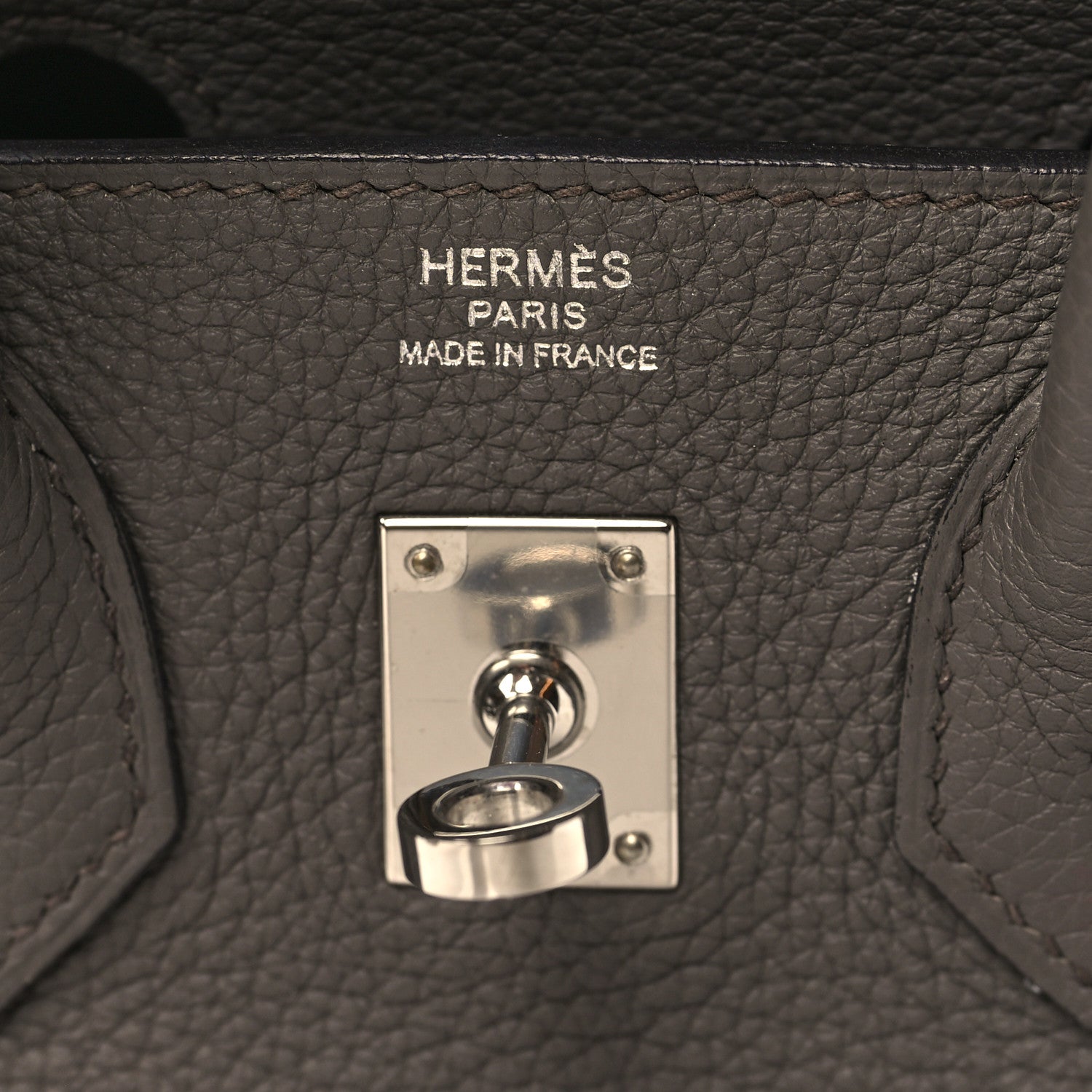 Hermes Togo Birkin 25 Etain 5 of 12