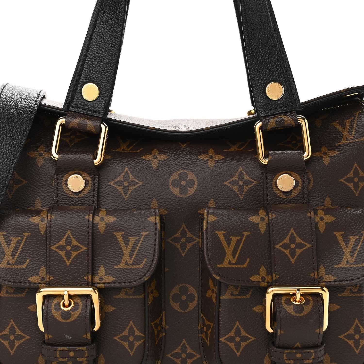 Louis Vuitton Monogram Manhattan NM Black 10 of 12