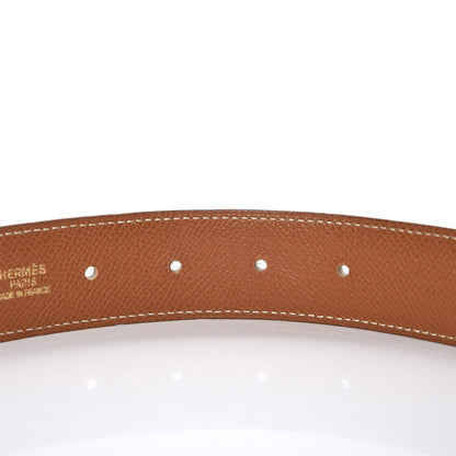 Hermes Box Epsom 32mm H Belt 70 Black Gold 5 of 7