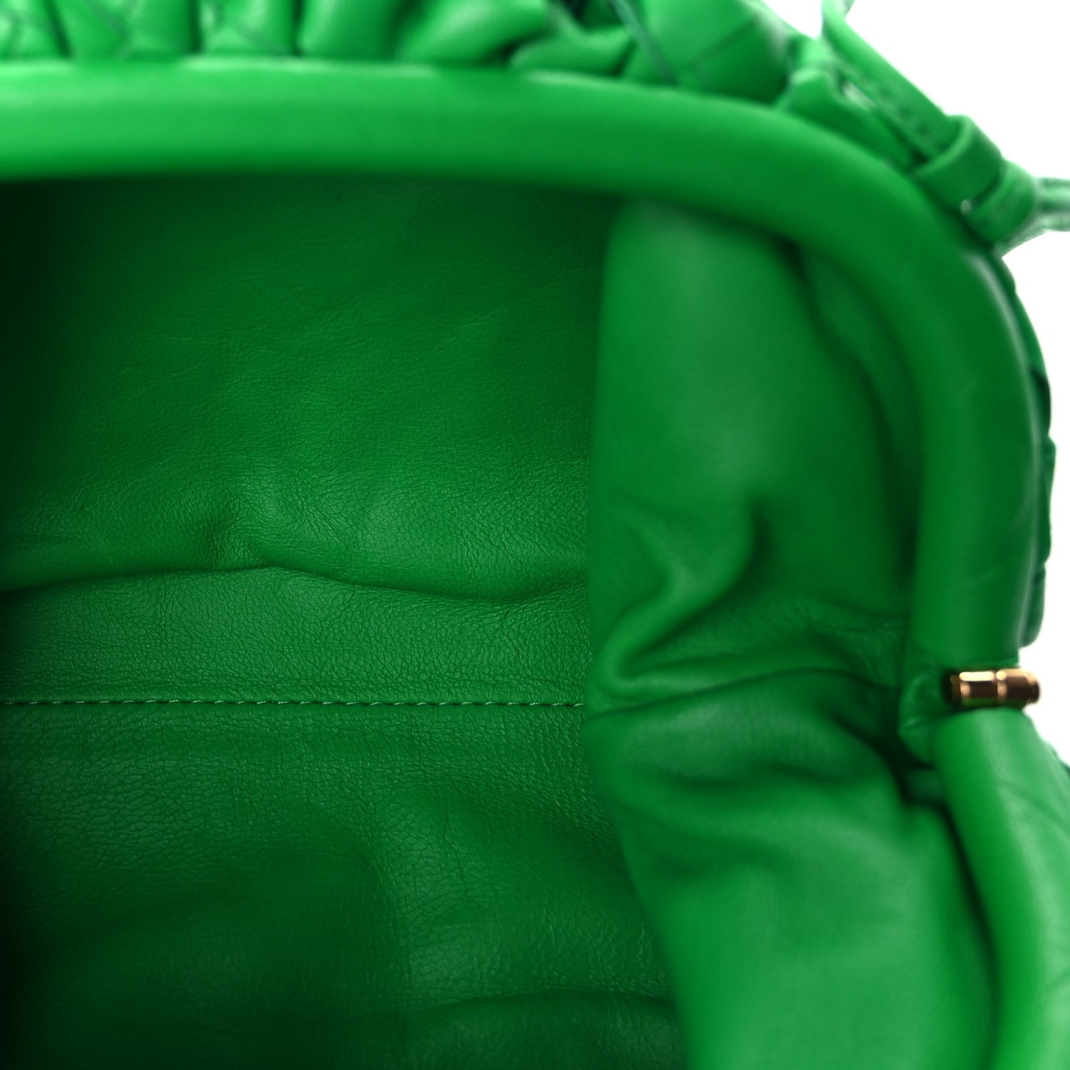 Bottega Veneta Nappa Intrecciato The Mini Pouch Clutch  Parakeet 4 of 8