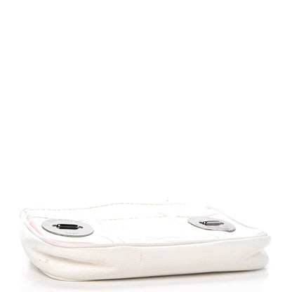 Chanel Caviar Square Quilted Shoulder Bag White 4 of 12