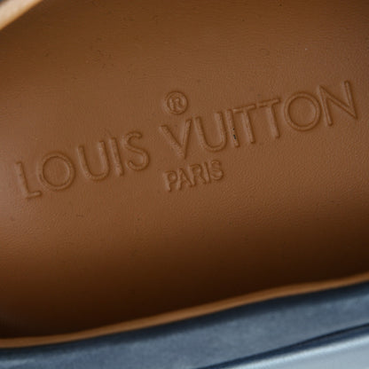 Louis Vuitton Denim Monogram Tempo Sneakers 41 Blue 9 of 9