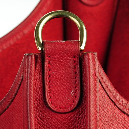 Hermes Courchevel Evelyne GM Rouge Vif 15 of 20