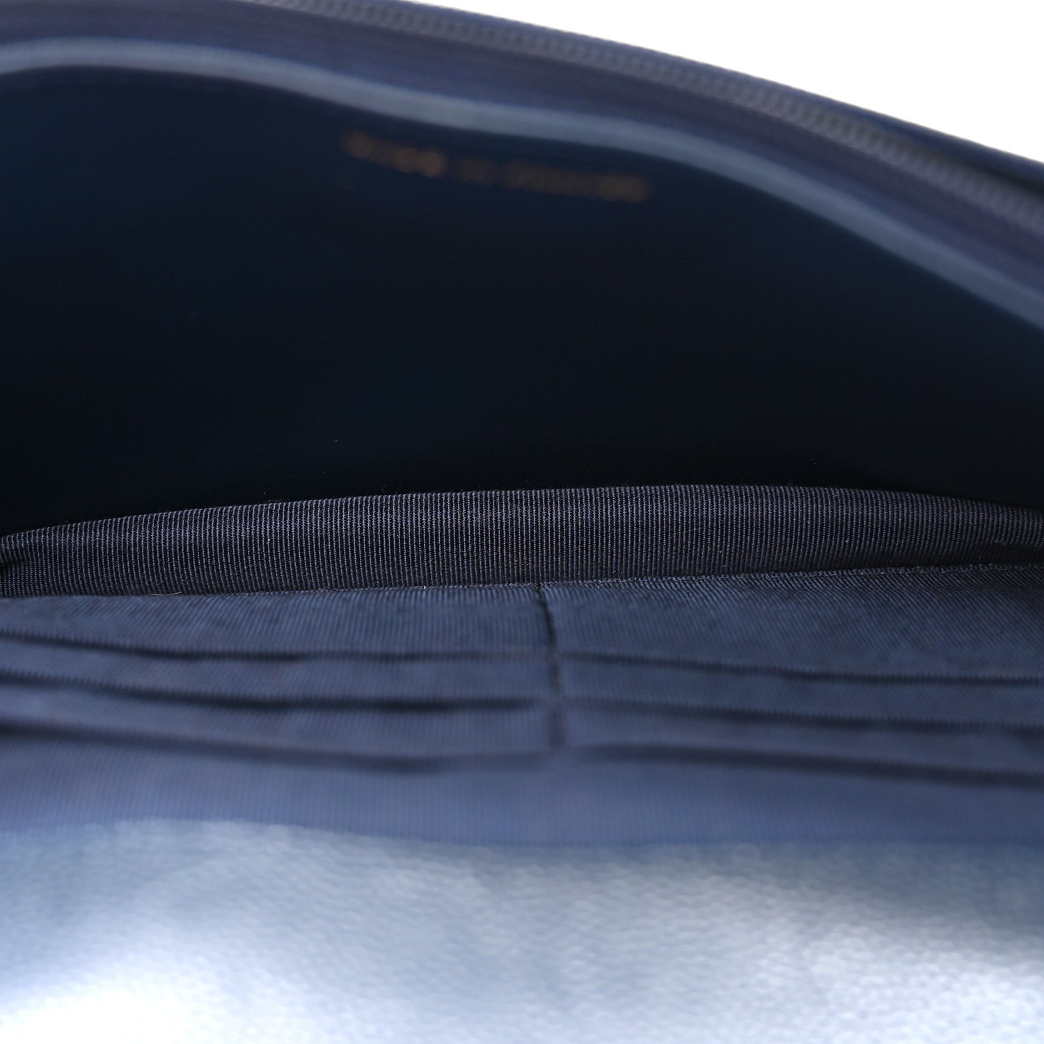 Chanel Caviar Quilted Wallet on Chain WOC Navy Blue 5 of 11