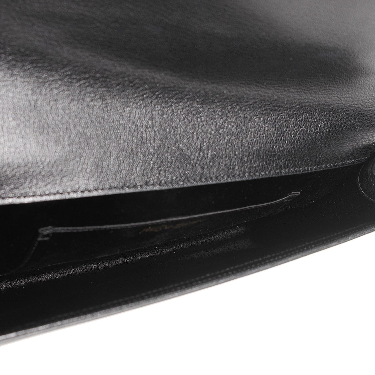 Calfskin Monogram Large Belle De Jour Clutch Black