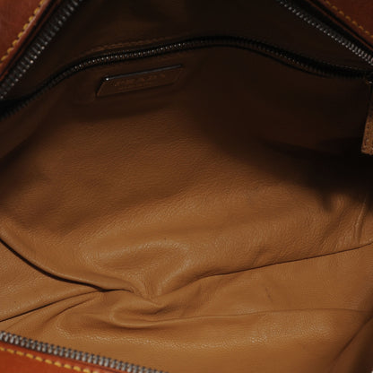 Prada Vitello England Bowling Bag Naturale 7 of 9