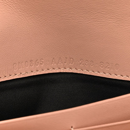 Fendi Nappa Matisse FF Embossed Continental Wallet On Chain Baby Pink 7 of 7