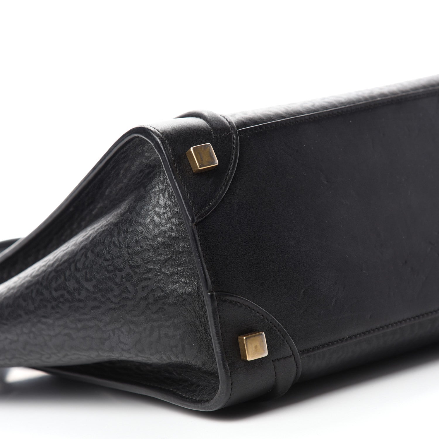 Celine Astrakhan Micro Luggage Black 6 of 10