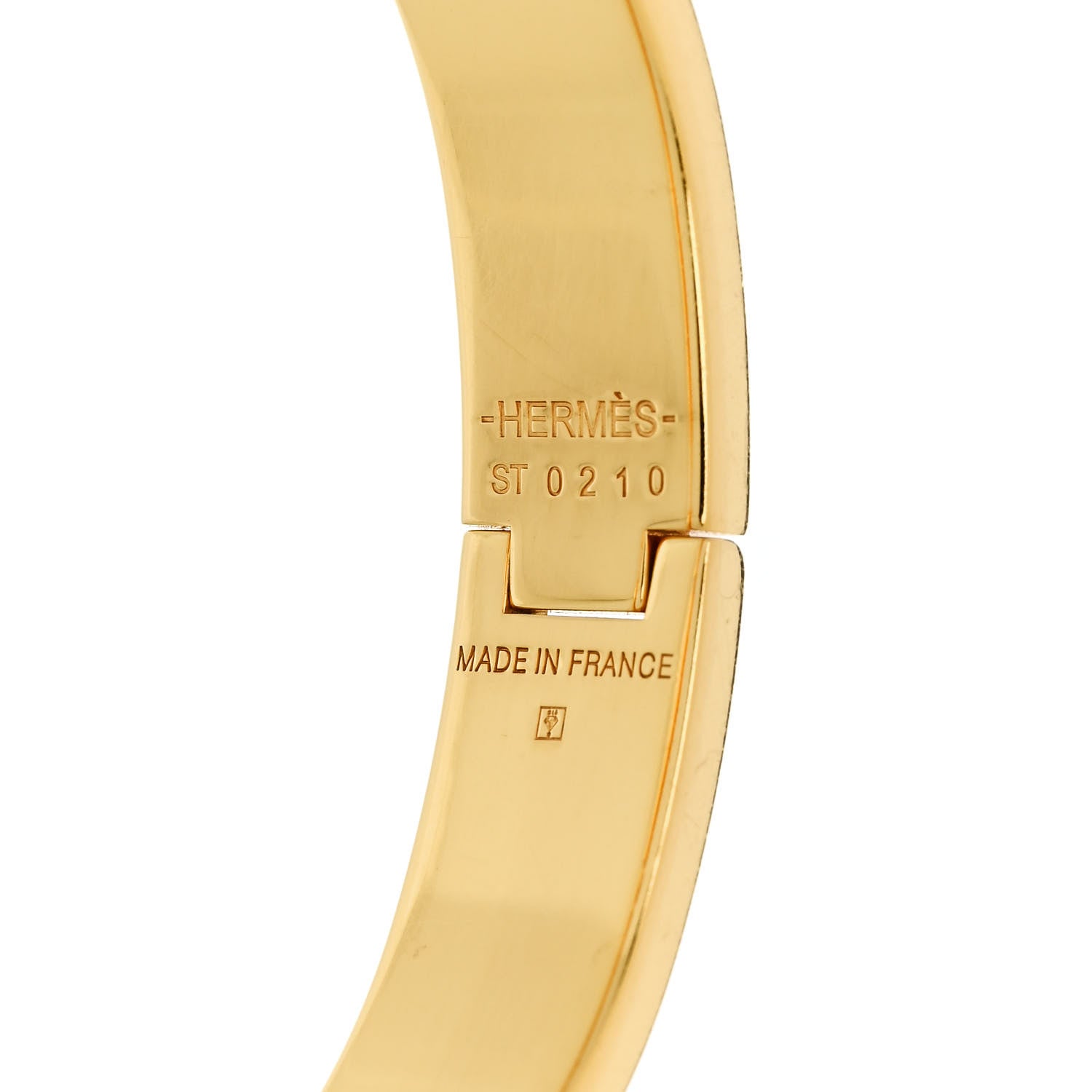 Hermes Enamel Narrow Clic Clac H Bracelet PM Black 4 of 5