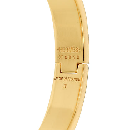 Hermes Enamel Narrow Clic Clac H Bracelet PM Black 4 of 5