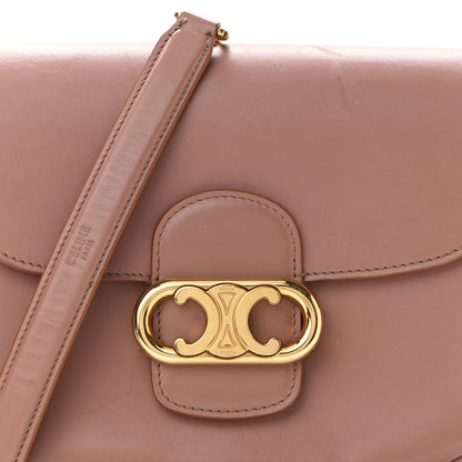 Celine Shiny Calfskin Medium Chain Maillon Triomphe Antique Rose 6 of 9