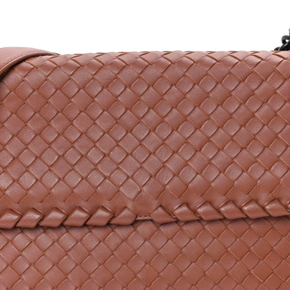Bottega Veneta Nappa Intrecciato Olimpia Shoulder Bag Noce 6 of 7