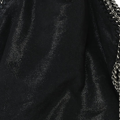 Stella McCartney Shaggy Deer Small Falabella Fold Over Tote  Black 6 of 8