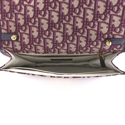 Christian Dior Oblique DiorAddict Flap Bag Burgundy 5 of 12