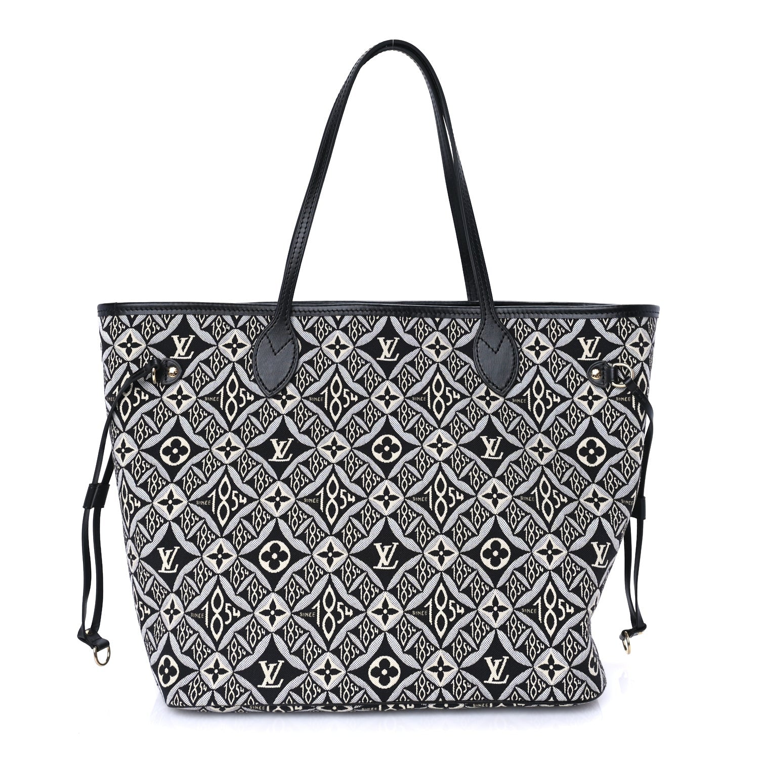 Louis Vuitton Jacquard Since 1854 Neverfull MM  Grey 1 of 7