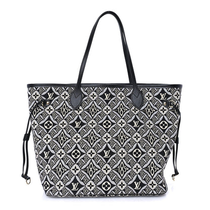 Louis Vuitton Jacquard Since 1854 Neverfull MM  Grey 1 of 7