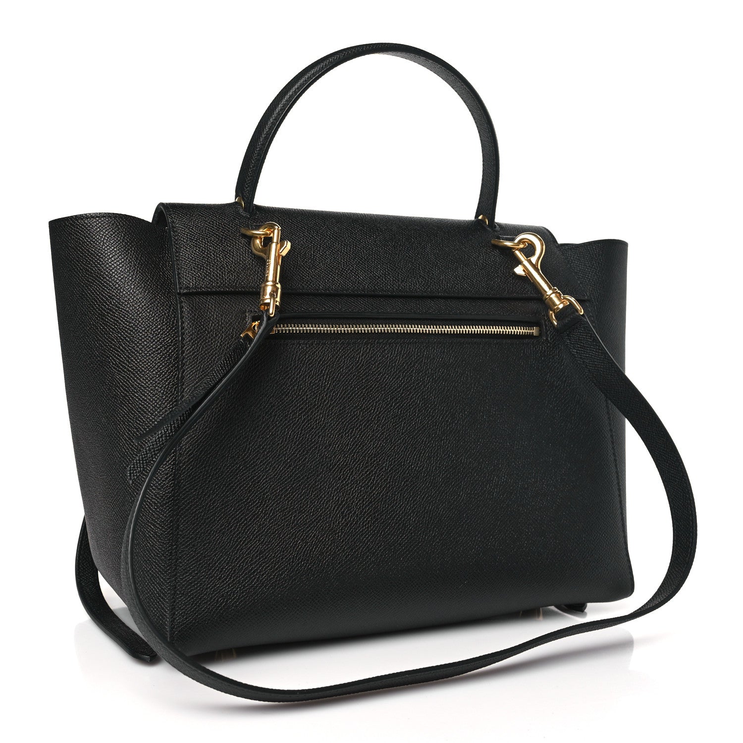 Celine Grained Calfskin Micro Belt Bag Black 3 of 9