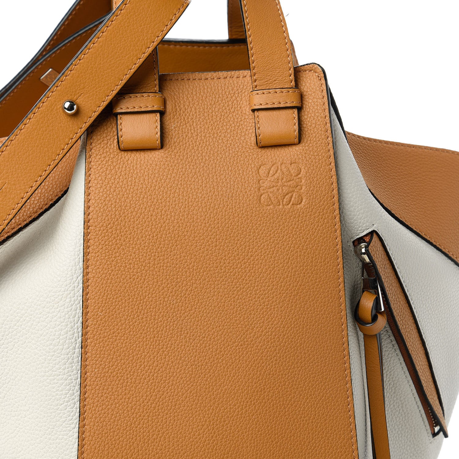 Loewe Calfskin Medium Hammock Shoulder Bag Tan White 10 of 10